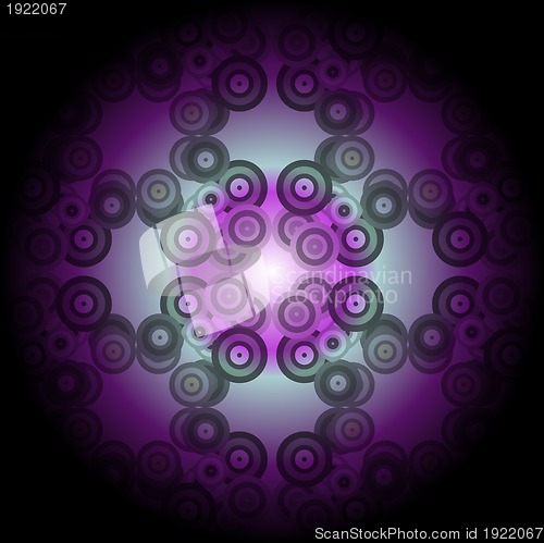 Image of kaleidoscope made from a fractal design