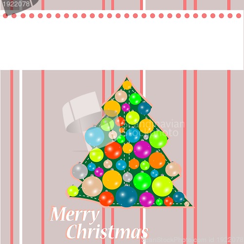 Image of Merry christmas postcard - holiday theme