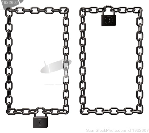 Image of padllock frames