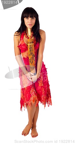 Image of portrait of beautiful girl