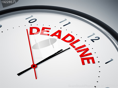 Image of deadline