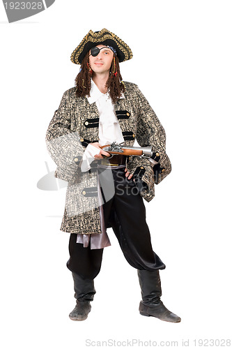 Image of Man dressed as pirate