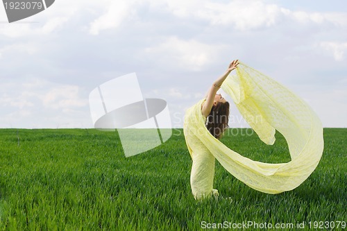 Image of Cute girl dancing