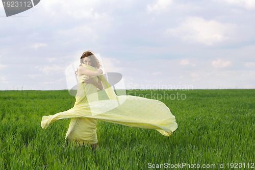 Image of Young woman dancing