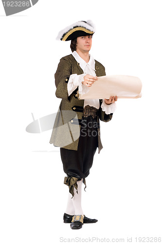 Image of man in a historical costume