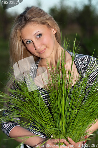 Image of Young attractive blonde