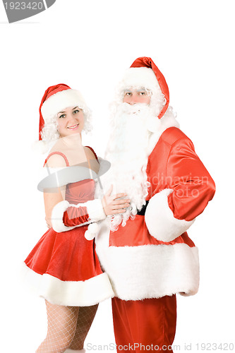 Image of Santa Claus and Snow Maiden