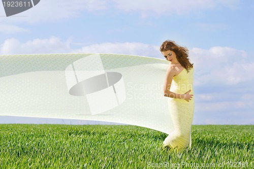 Image of Young cute woman