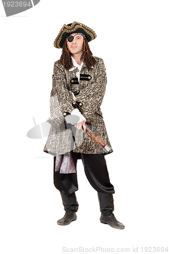 Image of Man in a pirate costume