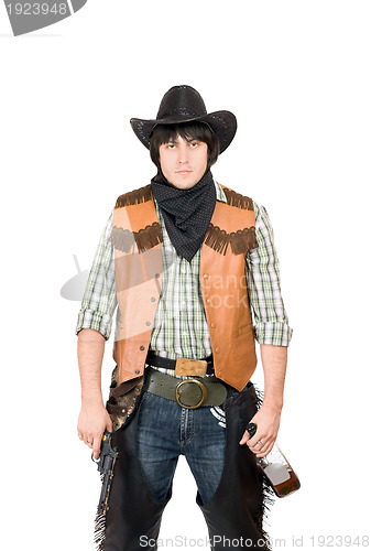 Image of Portrait of young cowboy