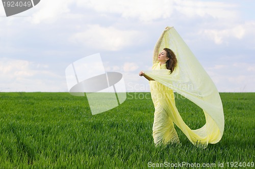 Image of Lovely expressive young woman
