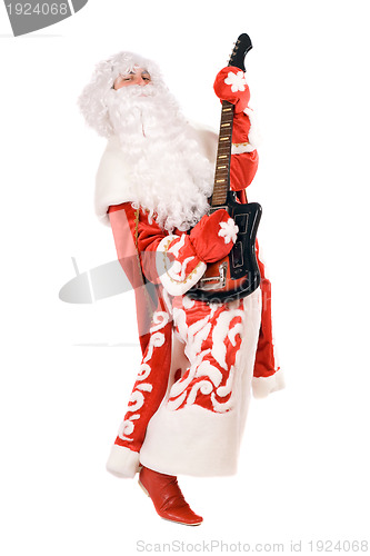 Image of Ded Moroz plays on broken guitar