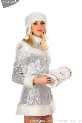 Image of Portrait of a attractive Snow Maiden