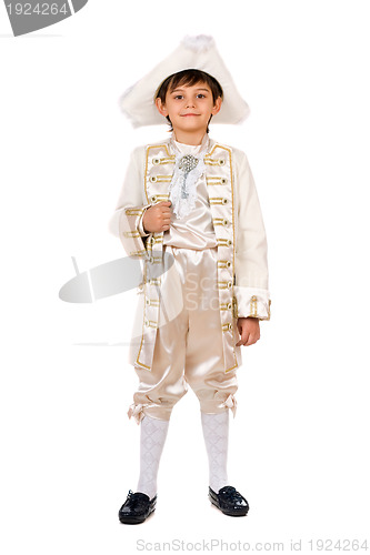 Image of Boy in a historical costume