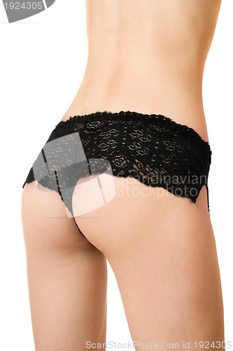 Image of Close-up of perfect female rear in panties