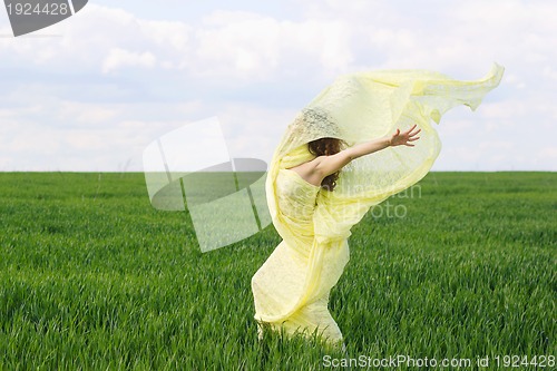 Image of Perfect expressive young woman