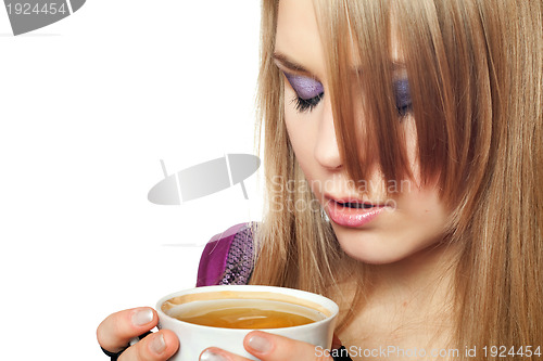 Image of Attractive young blonde