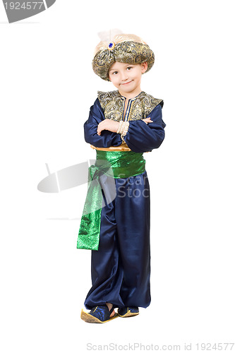 Image of Boy wearing oriental costume