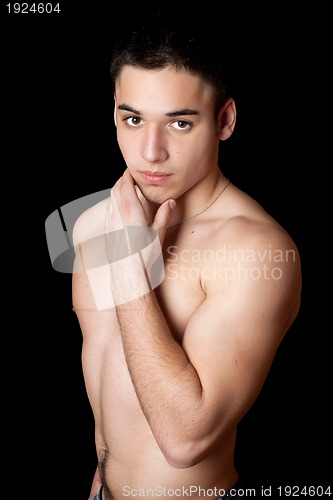 Image of Portrait of handsome young man