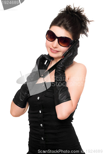 Image of Portrait of attractive brunette