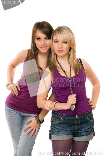 Image of Two pretty young ladies