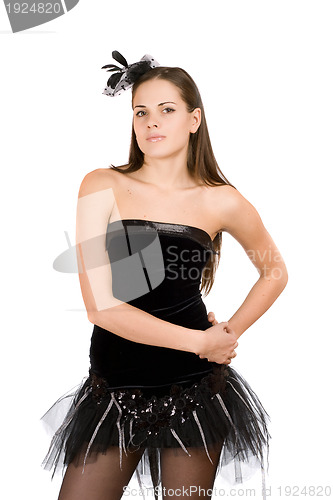 Image of Portrait of nice young woman