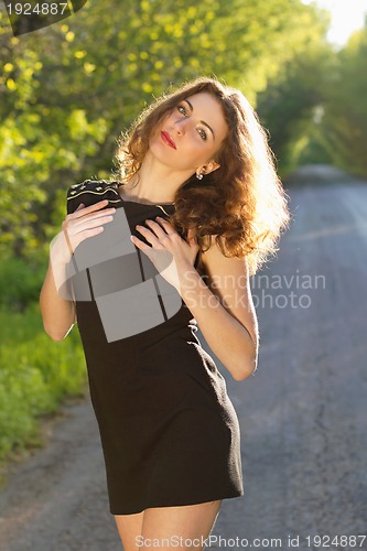 Image of Portrait of a nice young woman