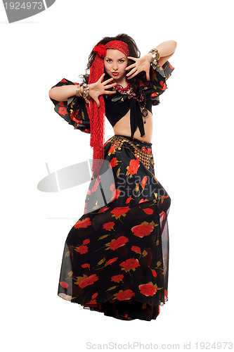 Image of Expressive gypsy woman