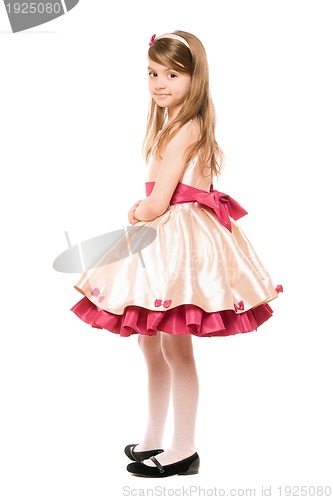 Image of Lovely little lady in a dress