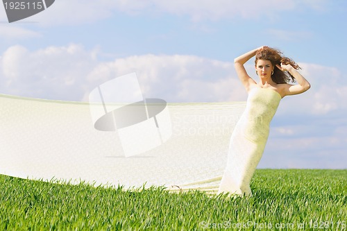 Image of Expressive beautiful girl