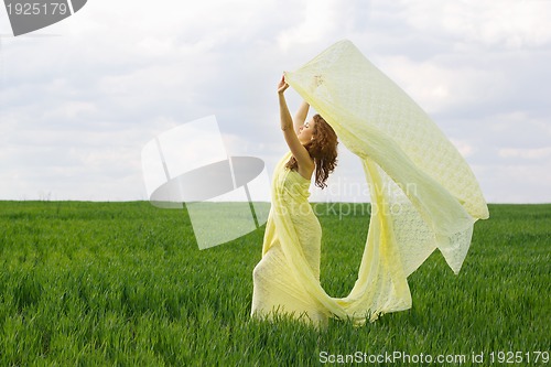 Image of Charming girl dancing