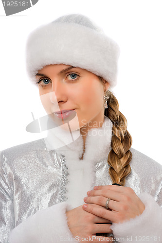 Image of Portrait of a attractive Snow Maiden