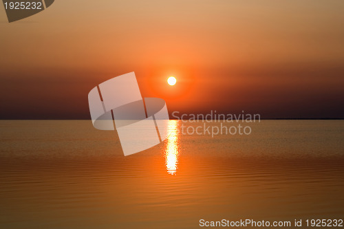 Image of red sunset
