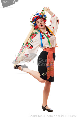 Image of Joyful attractive woman