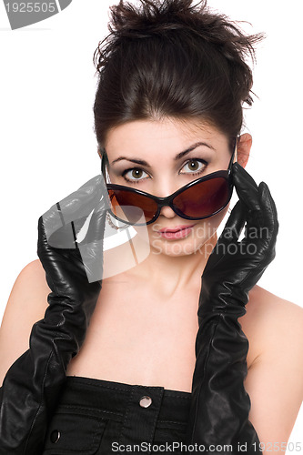 Image of Portrait of attractive young woman