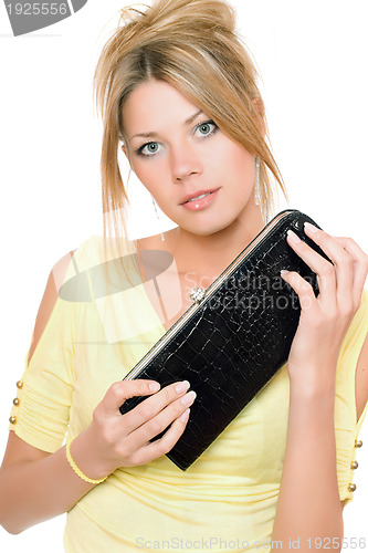 Image of Portrait of perfect young blonde