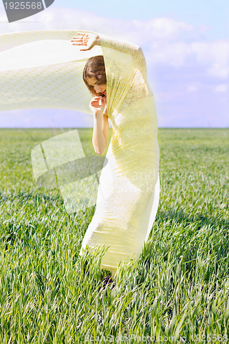 Image of Expressive young woman