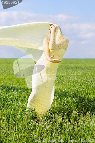 Image of Expressive cute young woman