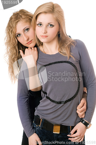 Image of Portrait of two sexy young women