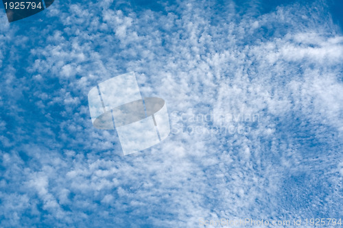 Image of Blue sky with little clouds