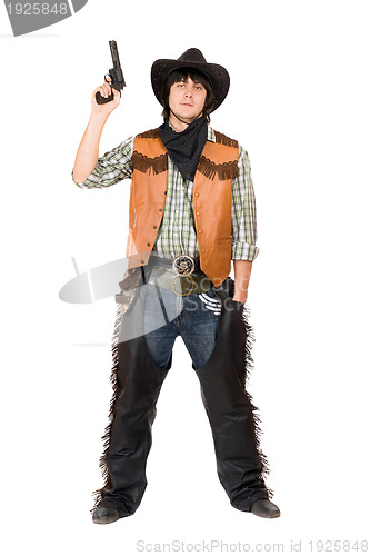 Image of Cowboy with a gun in hand