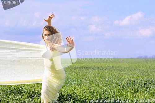 Image of Cute flexible young woman