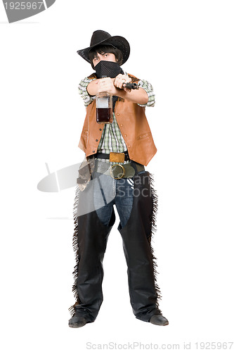 Image of Cowboy with a gun