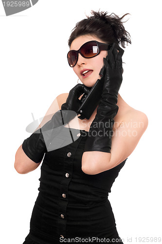 Image of Portrait of pretty brunette