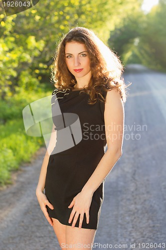 Image of Portrait of a beautiful young woman