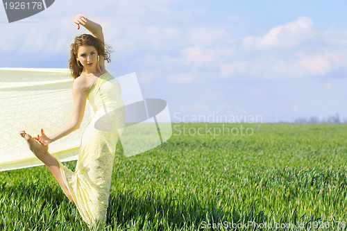 Image of Beautiful flexible young woman