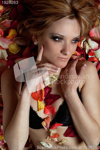 Image of Portrait of pretty young woman
