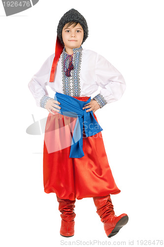 Image of Boy in the Ukrainian national costume