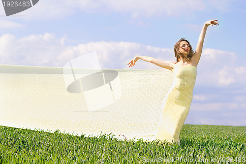 Image of Expressive charming girl