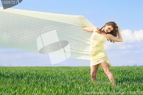 Image of Cute young woman